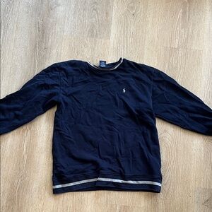 Ralph Lauren Navy Tee with Embroidered Polo Tag